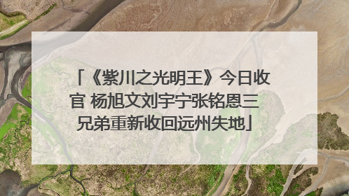 《紫川之光明王》今日收官 杨旭文刘宇宁张铭恩三兄弟重新收回远州失地