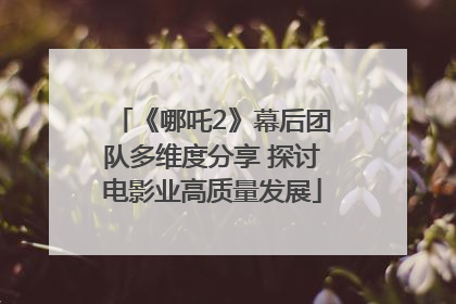 《哪吒2》幕后团队多维度分享 探讨电影业高质量发展