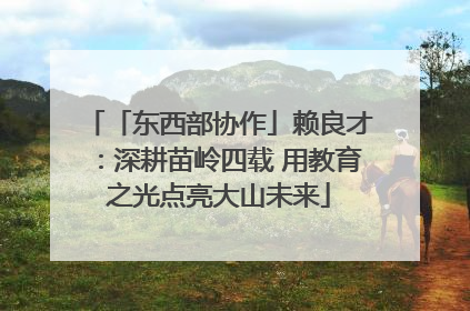 「东西部协作」赖良才：深耕苗岭四载 用教育之光点亮大山未来
