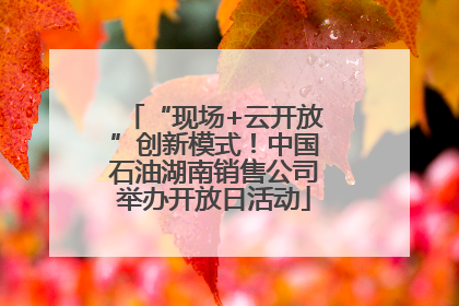 “现场+云开放”创新模式！中国石油湖南销售公司举办开放日活动