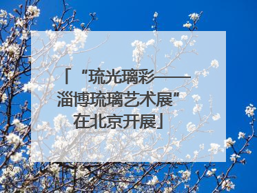 “琉光璃彩——淄博琉璃艺术展”在北京开展