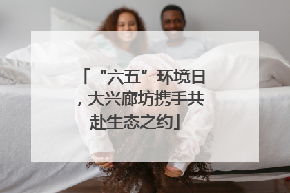 “六五”环境日，大兴廊坊携手共赴生态之约