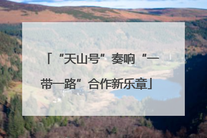 “天山号”奏响“一带一路”合作新乐章