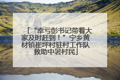 “幸亏彭书记带着大家及时赶到！”宁乡黄材镇崔坪村驻村工作队救助中暑村民