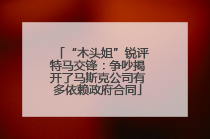 “木头姐”锐评特马交锋：争吵揭开了马斯克公司有多依赖政府合同