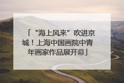 “海上风来”吹进京城！上海中国画院中青年画家作品展开幕