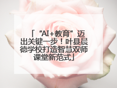 “AI+教育”迈出关键一步！叶县晨德学校打造智慧双师课堂新范式