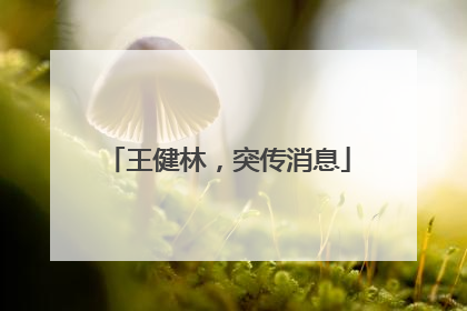 王健林，突传消息