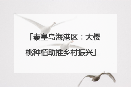 秦皇岛海港区：大樱桃种植助推乡村振兴