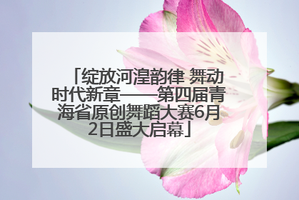 绽放河湟韵律 舞动时代新章——第四届青海省原创舞蹈大赛6月2日盛大启幕