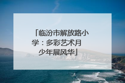 临汾市解放路小学：多彩艺术月 少年展风华