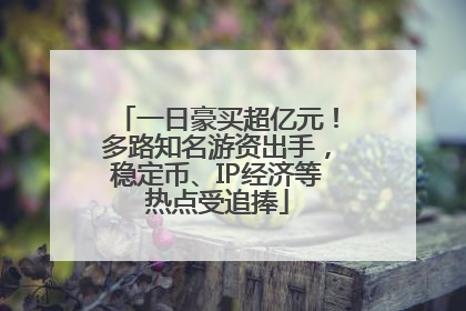 一日豪买超亿元！多路知名游资出手，稳定币、IP经济等热点受追捧