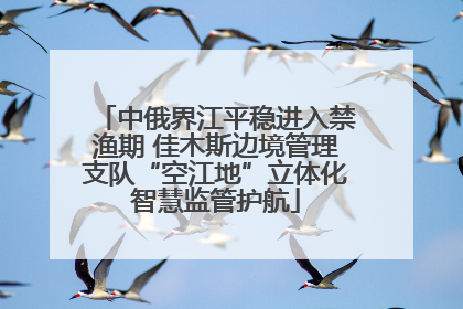 中俄界江平稳进入禁渔期 佳木斯边境管理支队“空江地”立体化智慧监管护航