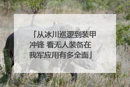 从冰川巡逻到装甲冲锋 看无人装备在我军应用有多全面