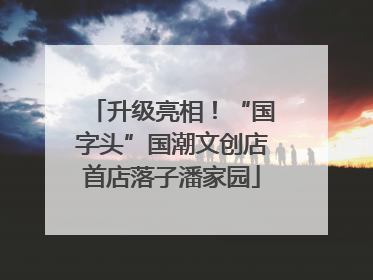 升级亮相！“国字头”国潮文创店首店落子潘家园