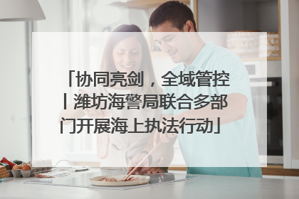 协同亮剑，全域管控丨潍坊海警局联合多部门开展海上执法行动