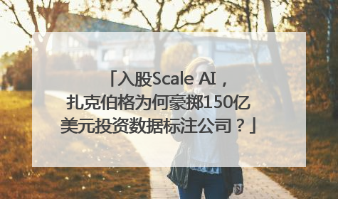 入股Scale AI，扎克伯格为何豪掷150亿美元投资数据标注公司？