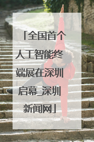 全国首个人工智能终端展在深圳启幕_深圳新闻网