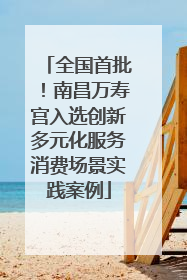 全国首批！南昌万寿宫入选创新多元化服务消费场景实践案例