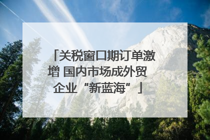 关税窗口期订单激增 国内市场成外贸企业“新蓝海”