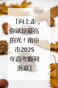 向上走，你就是最亮的光！南京市2025年高考顺利落幕