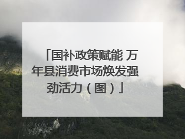 国补政策赋能 万年县消费市场焕发强劲活力（图）