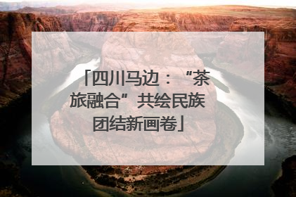 四川马边：“茶旅融合”共绘民族团结新画卷