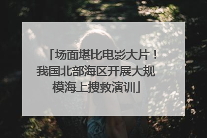 场面堪比电影大片！我国北部海区开展大规模海上搜救演训