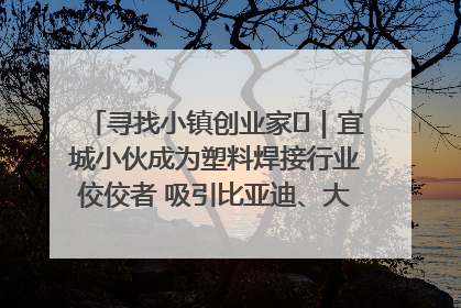寻找小镇创业家㉞｜宜城小伙成为塑料焊接行业佼佼者 吸引比亚迪、大众等多家名企合作