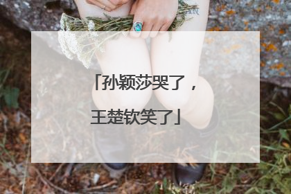 孙颖莎哭了，王楚钦笑了