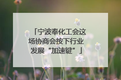 宁波奉化工会这场协商会按下行业发展“加速键”