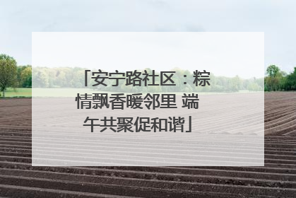 安宁路社区：粽情飘香暖邻里 端午共聚促和谐