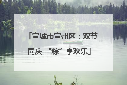 宣城市宣州区：双节同庆 “粽”享欢乐