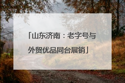 山东济南：老字号与外贸优品同台展销