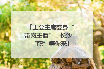 工会主席变身“带岗主播”，长沙“职”等你来