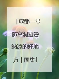 成都一号防空洞避暑纳凉的好地方｜图集
