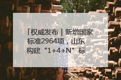 权威发布｜新增国家标准2964项，山东构建“1+4+N”标准化创新发展新格局