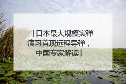 日本最大规模实弹演习首现远程导弹，中国专家解读