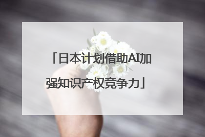 日本计划借助AI加强知识产权竞争力