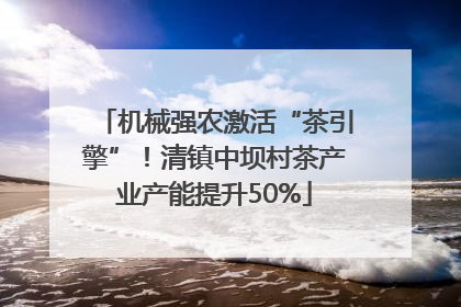 机械强农激活“茶引擎”！清镇中坝村茶产业产能提升50%