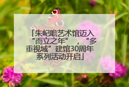 朱屺瞻艺术馆迈入 “而立之年” ，“多重视域”建馆30周年系列活动开启
