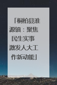 桐柏县淮源镇：聚焦民生实事 激发人大工作新动能