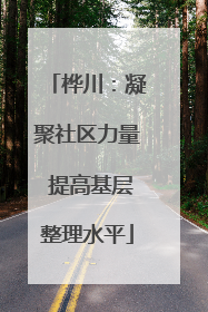 桦川：凝聚社区力量 提高基层整理水平