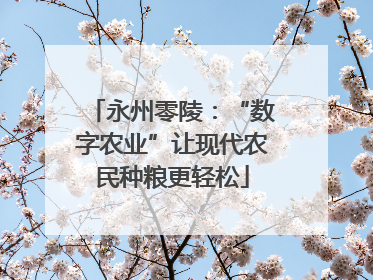 永州零陵：“数字农业”让现代农民种粮更轻松