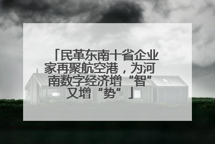 民革东南十省企业家再聚航空港，为河南数字经济增“智”又增“势”