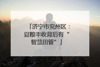 济宁市兖州区：夏粮丰收背后有“智慧田管”