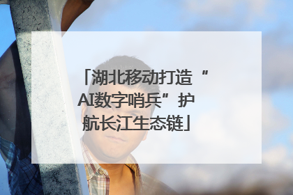 湖北移动打造“AI数字哨兵”护航长江生态链