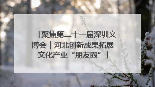 聚焦第二十一届深圳文博会｜河北创新成果拓展文化产业“朋友圈”