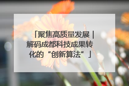 聚焦高质量发展｜解码成都科技成果转化的“创新算法”