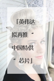 英伟达拟再推“中国特供”芯片